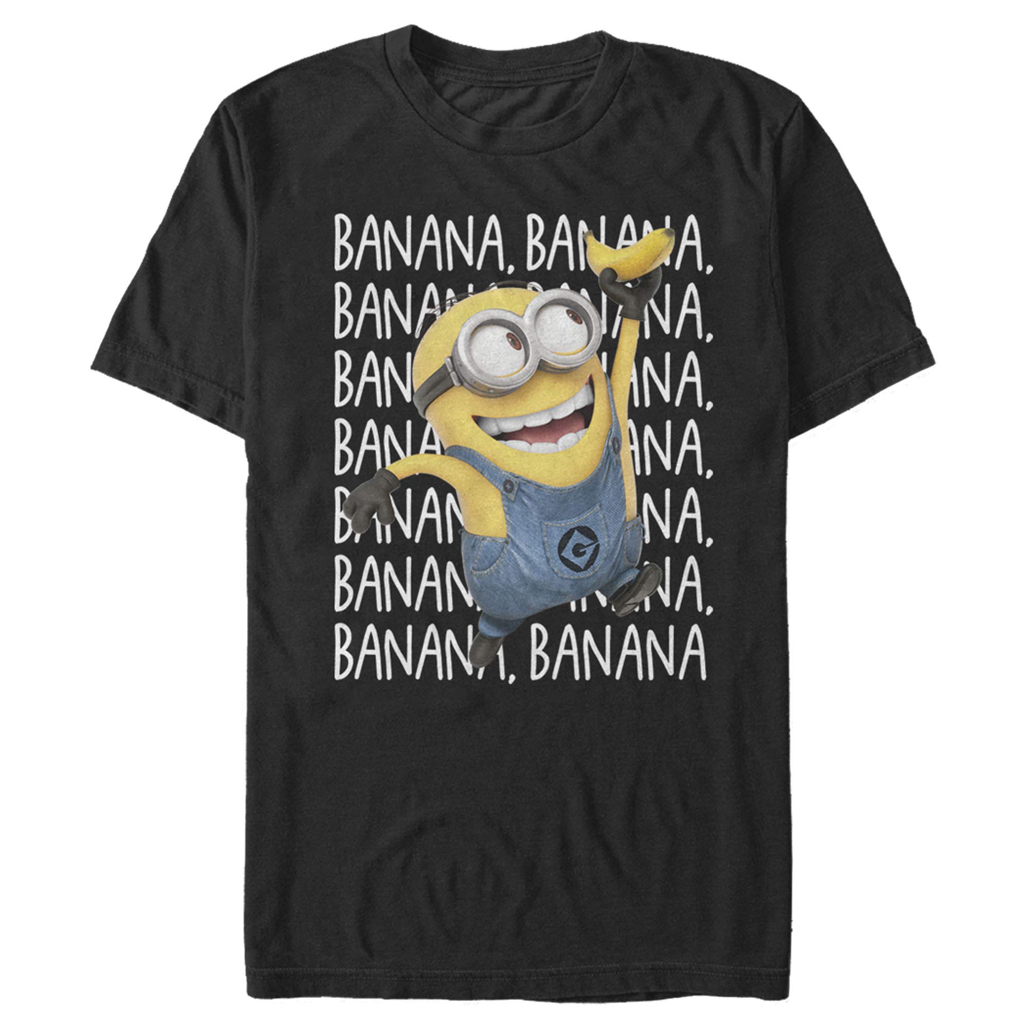 Despicable MeMen's Minions Dave Soaring Banana Dance Funny Graphic Tee T-Shirt