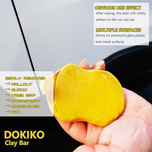 Miniatura 4 de Paquete de 8 barras de arcilla para automóvil, para detalles de automóviles, kit de barras de arcilla mágicas de primera calidad  Capacidad de