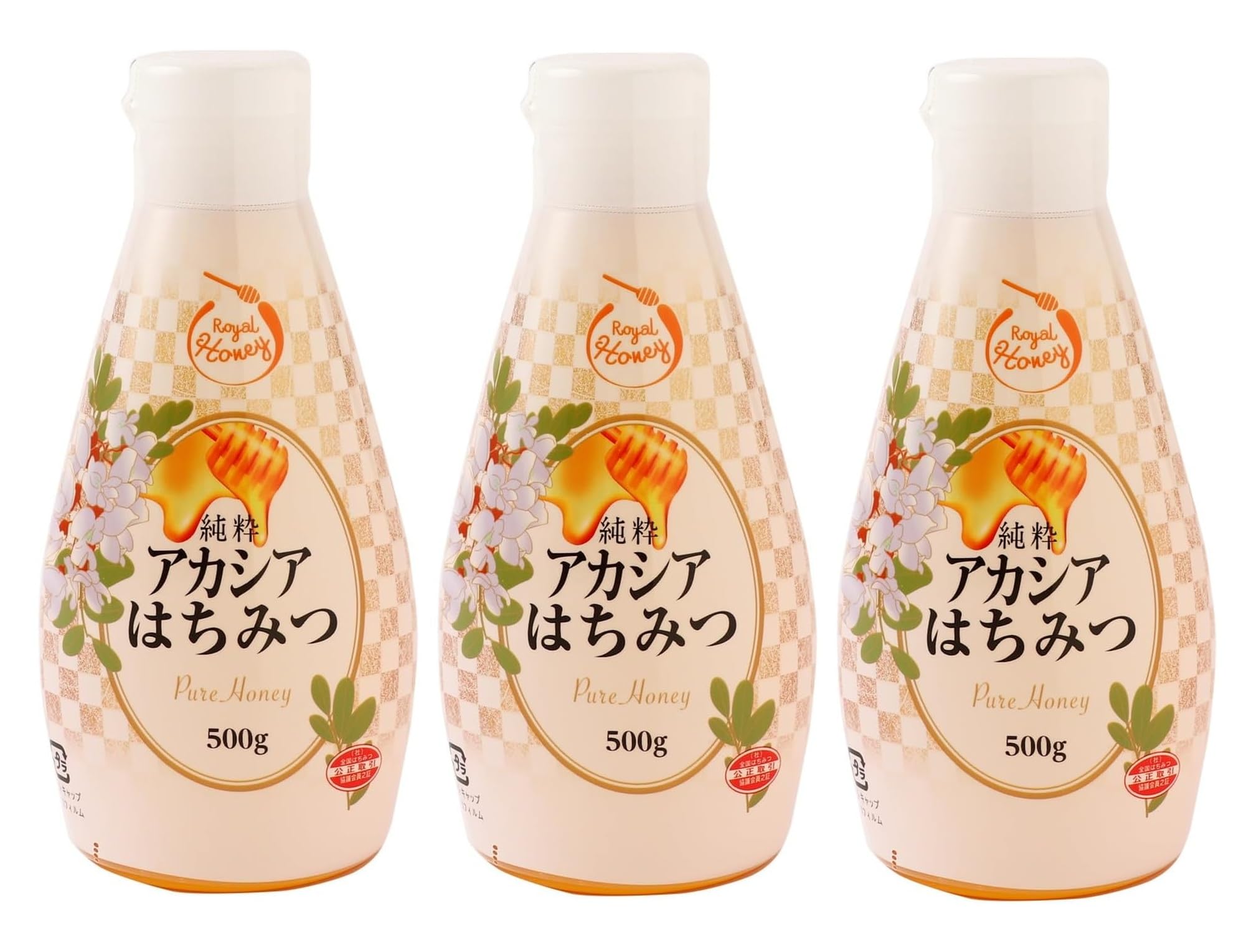 埼玉養蜂 アカシア純粋はちみつ 500g×3本 純粋蜂蜜