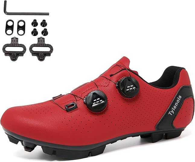 Scarpe Ciclismo Scarpe Mt Bike Decathlon PENXZT Uomo Scarpe MTB Scarpe Da  Mountain Bike Per Bici Da Strada, Compatibili Con Pedali SPD 2 Bulloni Con  Tacchette, Scarpe Da Equitazione,Black A,37 EU : :