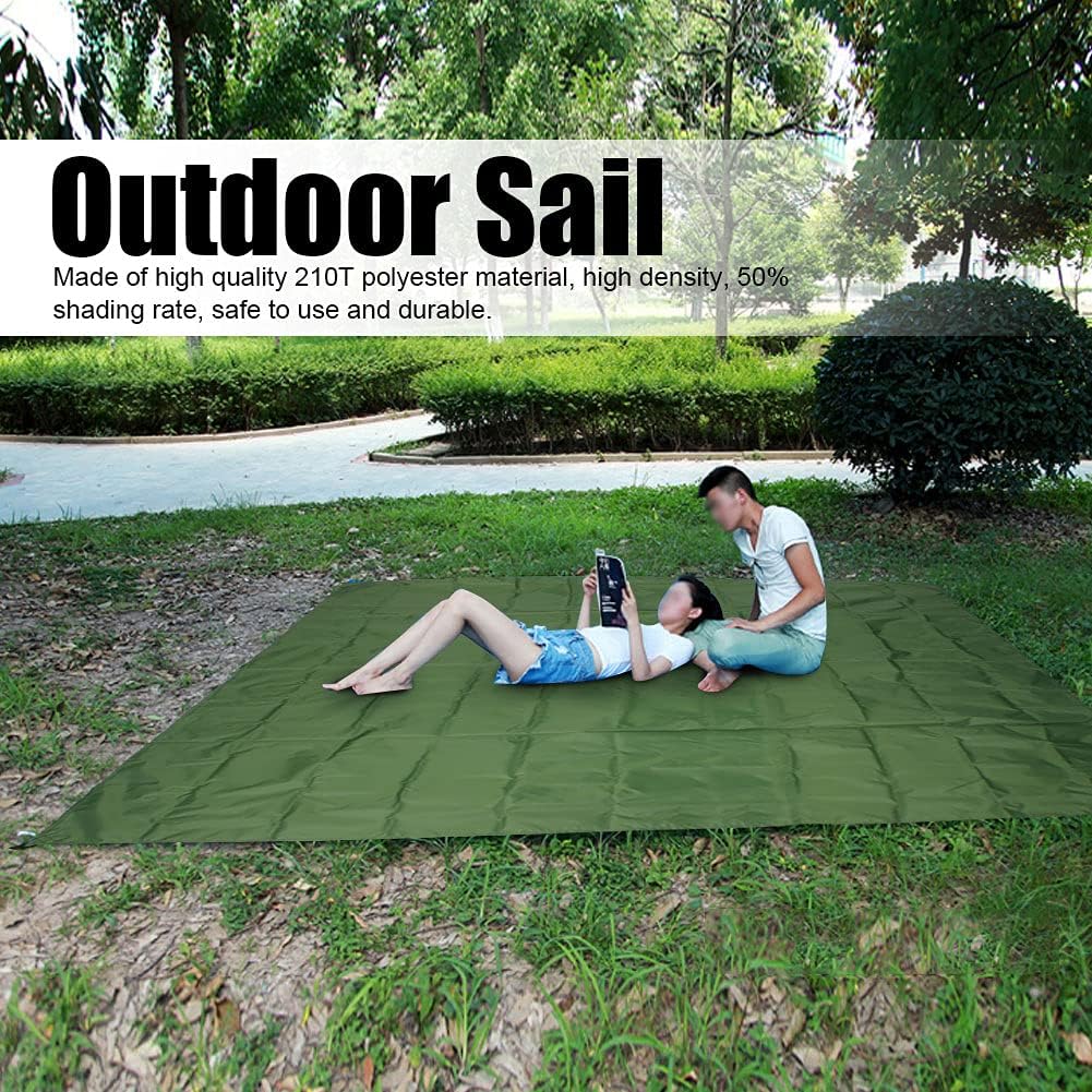 Outdoor Sail Accessories Canopy Garden Shade Sail Awning Pergola Shade Sail Canopy Outdoor Shade Sail Outdoor Garden Sail Shade Backyard (OD Green)(OD Green,Zhongtian Curtain)