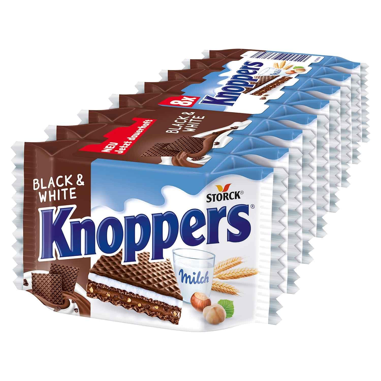 Storck Knoppers Black & White Cream Filled Biscuits 200gm (B0CGF21JSL) Amazon Price History, Amazon Price Tracker