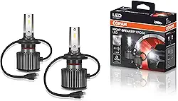 LED NIGHT BREAKER CROSS H7 OSRAM - 64210CW NBC - Potência 27W - Tensão 12V - 3 anos de Garantia - 6000K Branca Azulada