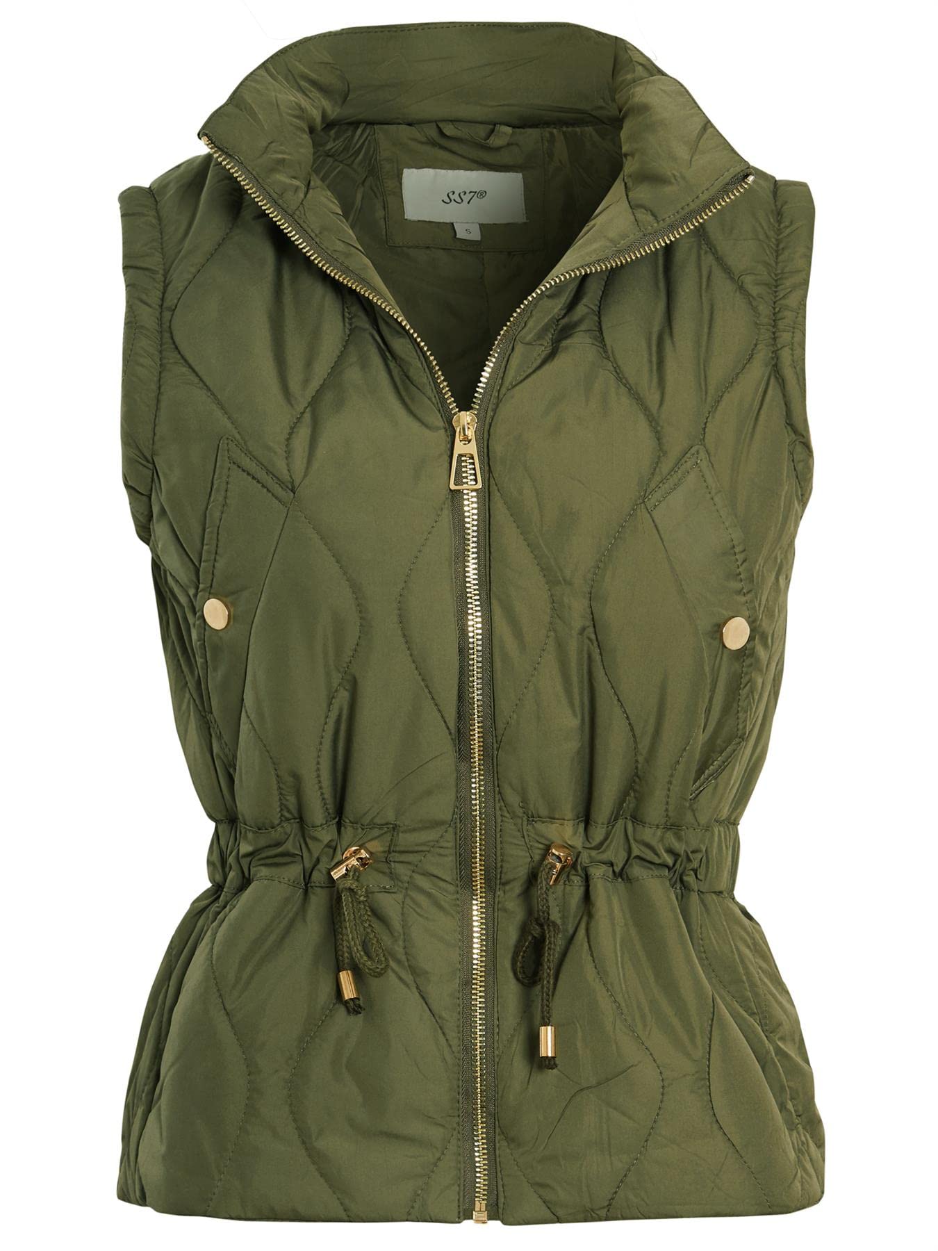SS7 Womens Gilet Bodywarmer Jacket Khaki