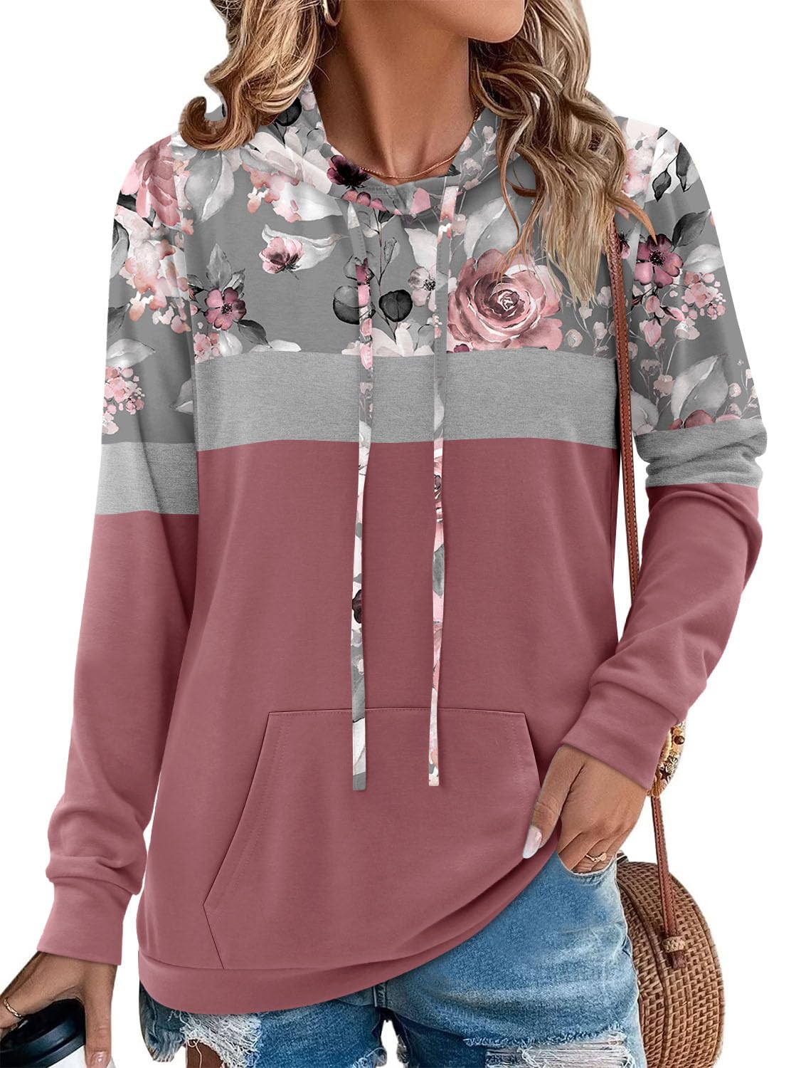 Angerella Long Sleeve Hoodies for Women Pullover Hooded Sweatshirts