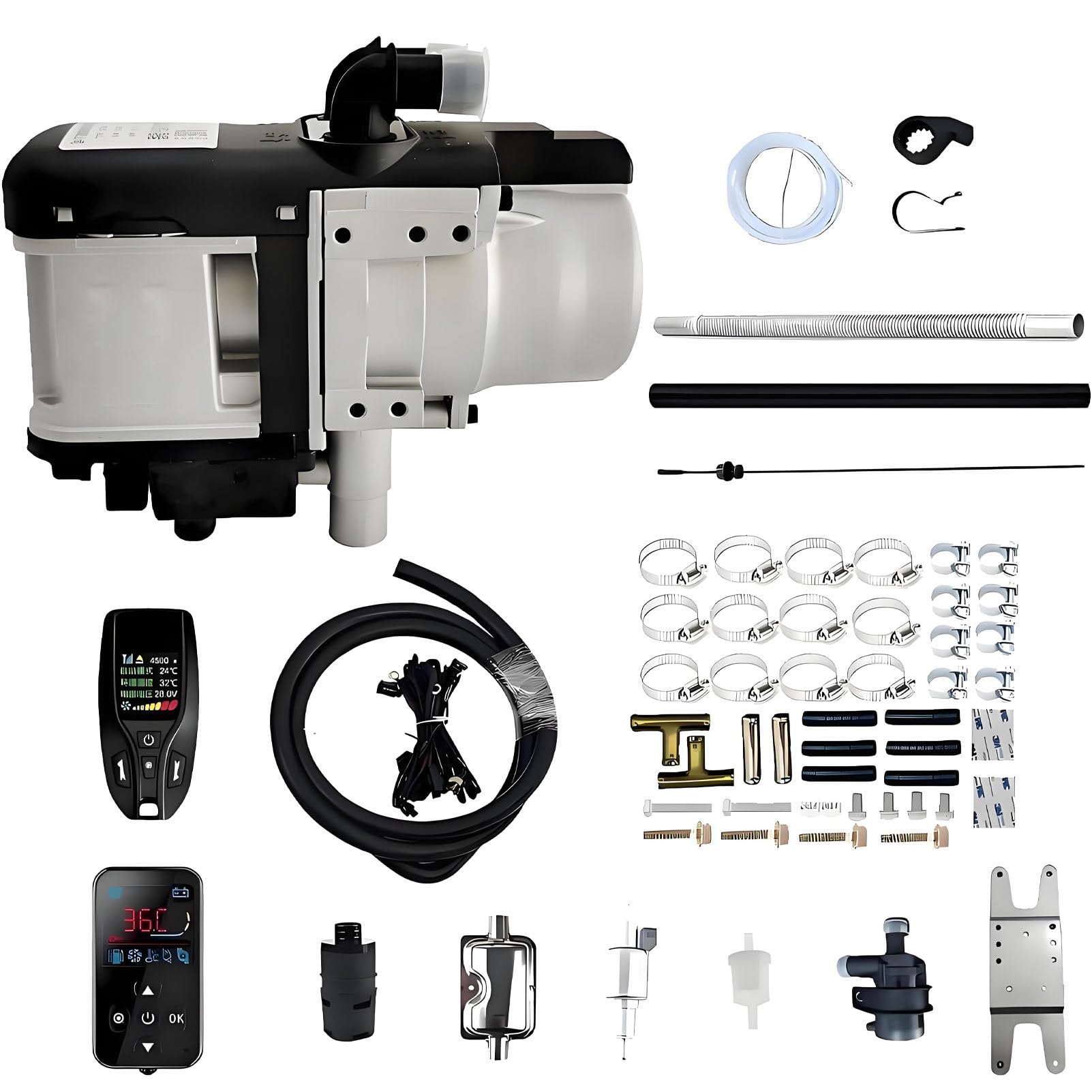 Wodny podgrzewacz płynu chłodzącego 6 kW 12 V / 24 V 12V
