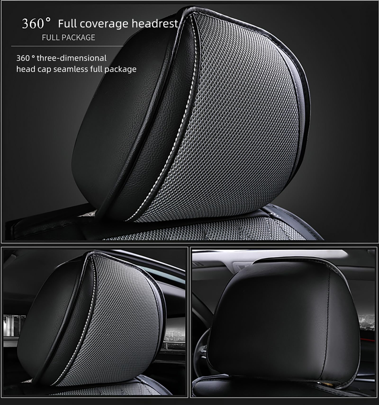Sitzschoner Set 2UNE-2 Mossa Sitzbezüge Universal Für Seat Ibiza - Airbag Kompatible Schonbezüge Universal Autositzbezug