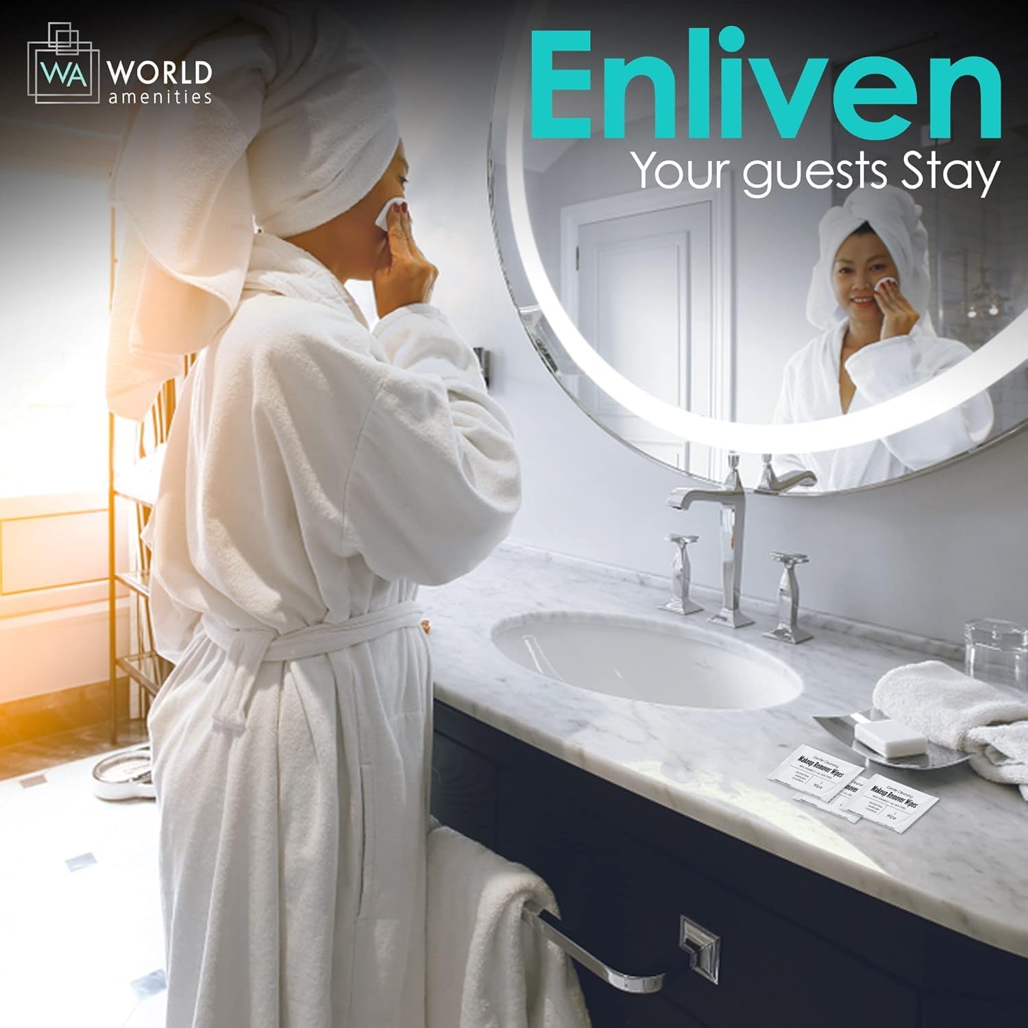 World enities - Makeup Remover Wipes - - Vitin E Face