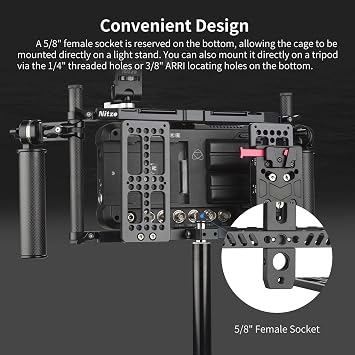 Nitze Universal Director's Monitor Cage for Up to 10 Monitor - JSQ-003