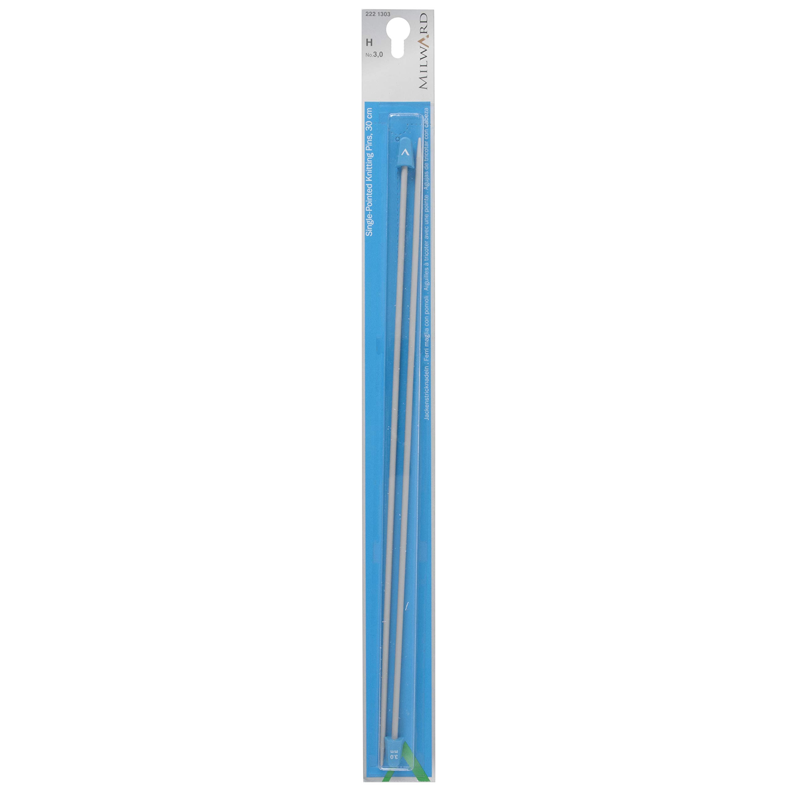 Single Point Knitting Needles, 30cm, 3.0mm