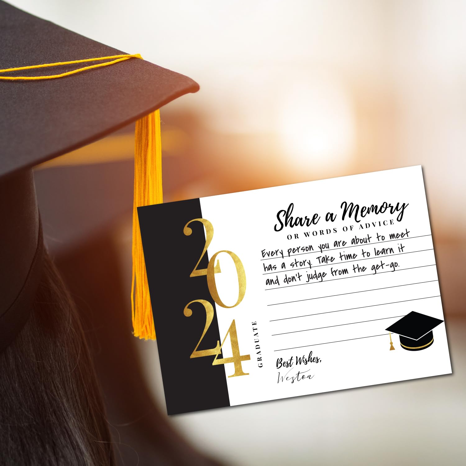 amazon-com-50-2025-graduation-share-a-memory-or-advice-cards-for-the-graduate-party-games-ideas-activities-supplies-decorations-grad-celebration-college-high-school-university-gold-black-made-in-the-usa for Graduation Advice Cards Free Printable Amazon.com: 50-2025 Graduation Share A Memory or Advice Cards for The Graduate - Party Games Ideas Activities Supplies Decorations Grad Celebration College, High School, University- Gold & Black- Made in The USA : for Graduation Advice Cards Free Printable