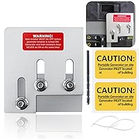 Vista 8 de Kit de enclavamiento para generador compatible con Eaton o Cutler Hammer Vertical Throw CH Series 150 o 200 amperios, 2 1/4 pulgadas