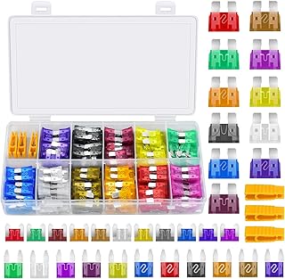 PACETAP 330 PCS Car Fuses Assortment Kit,Car Blade Fuses Set with Fuses Puller - Standard & Small & Mini Size(2A/3A/5A/7.5A/10A/15A/20A/25A/30A/35A/40A) Car Boat Truck SUV Automotive Replacement Fuses