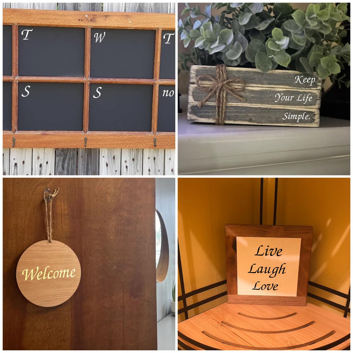 Plantillas de letras del alfabeto de 6 pulgadas, paquete de 70 plantillas de números de letras con letreros para pintar sobre madera, plantillas reutilizables de letras de caligrafía para pizarra,
