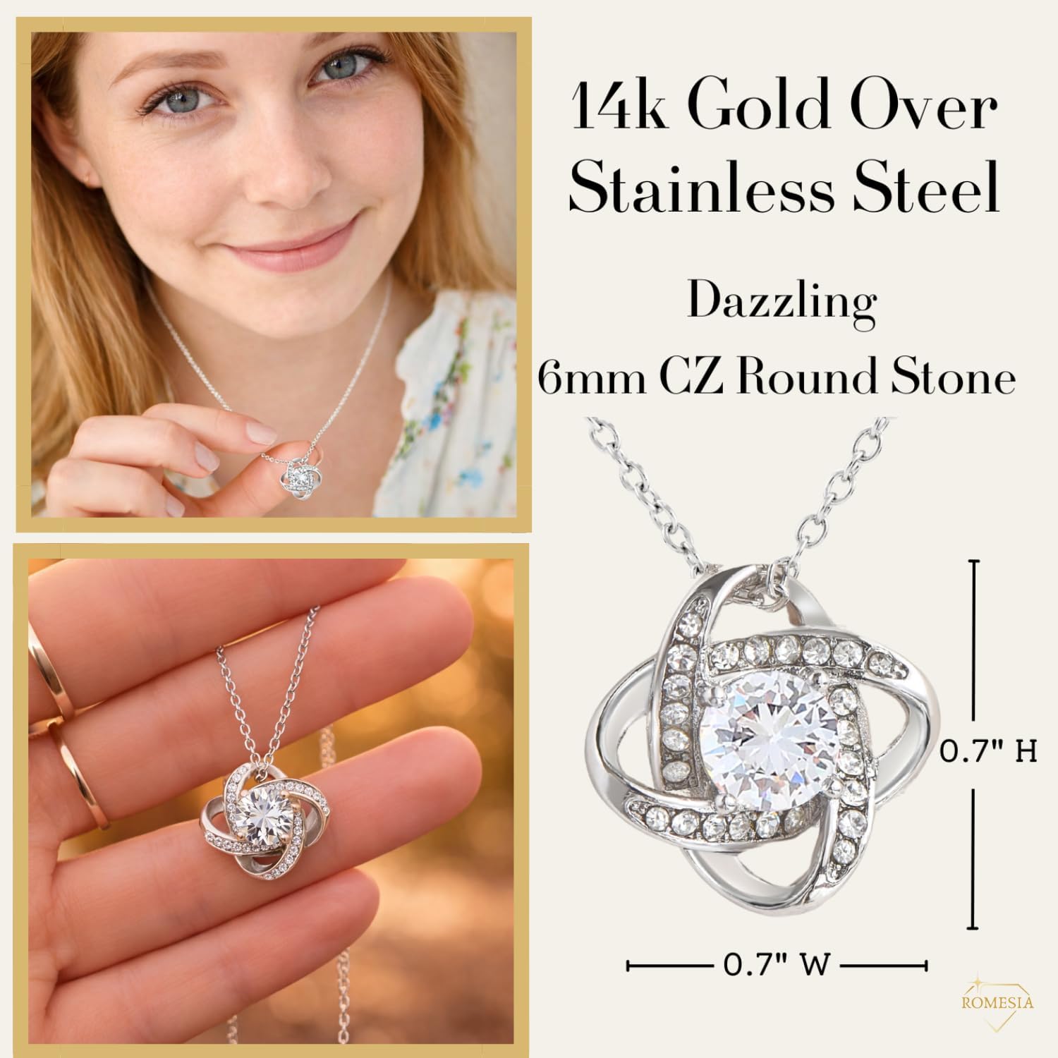 To My Daughter Necklace From Dad With Heartfelt Message, Daughter Birthday Present From Dad, Jewelry Gifts For Graduation for Her From Mom or Daddy, 14K Pendant - Image 3