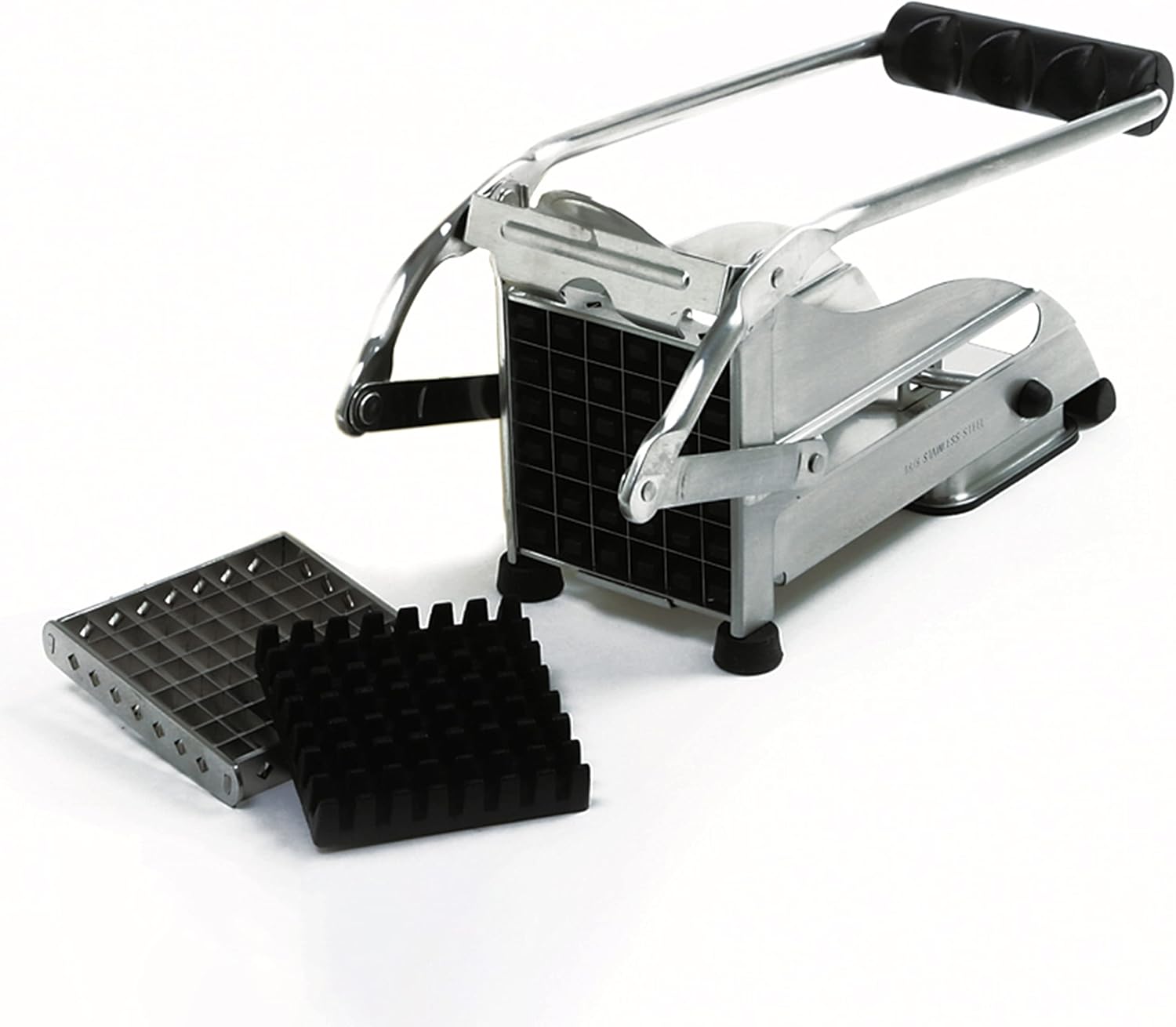 Stainless Steel Commercial French Fry Cutter with Suction Base