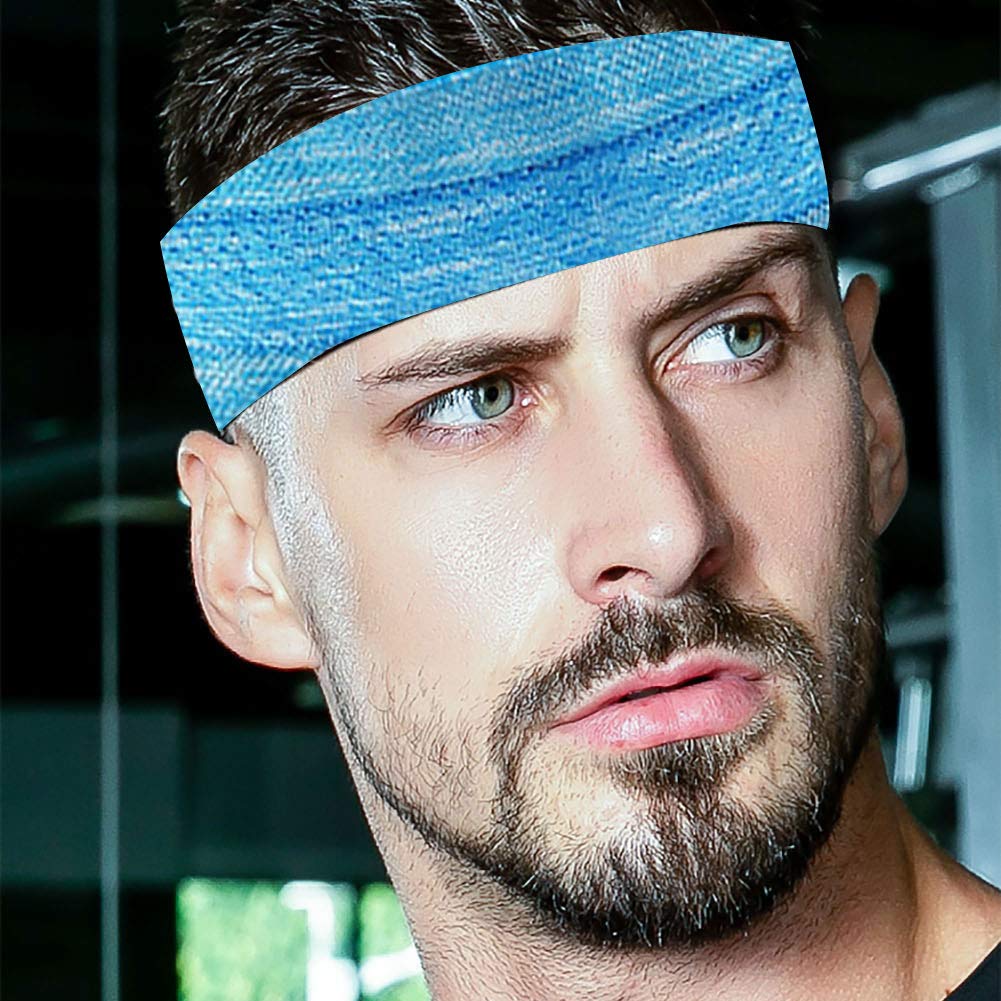 Opaska do makijażu damska opaska do ćwiczeń elastyczna opaska sportowa bieganie Fitness joga antypoślizgowa opaska do włosów taniec z pałąkiem na głowę