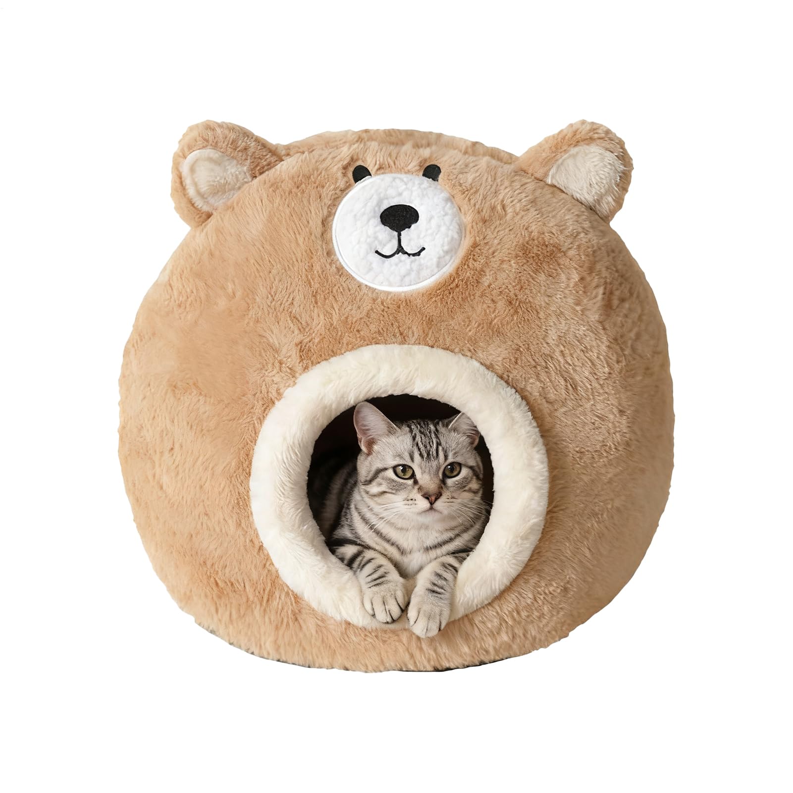 Nid pour chatons d'intérieur et extérieur, cabane douce pour dormir et jouer en hiver