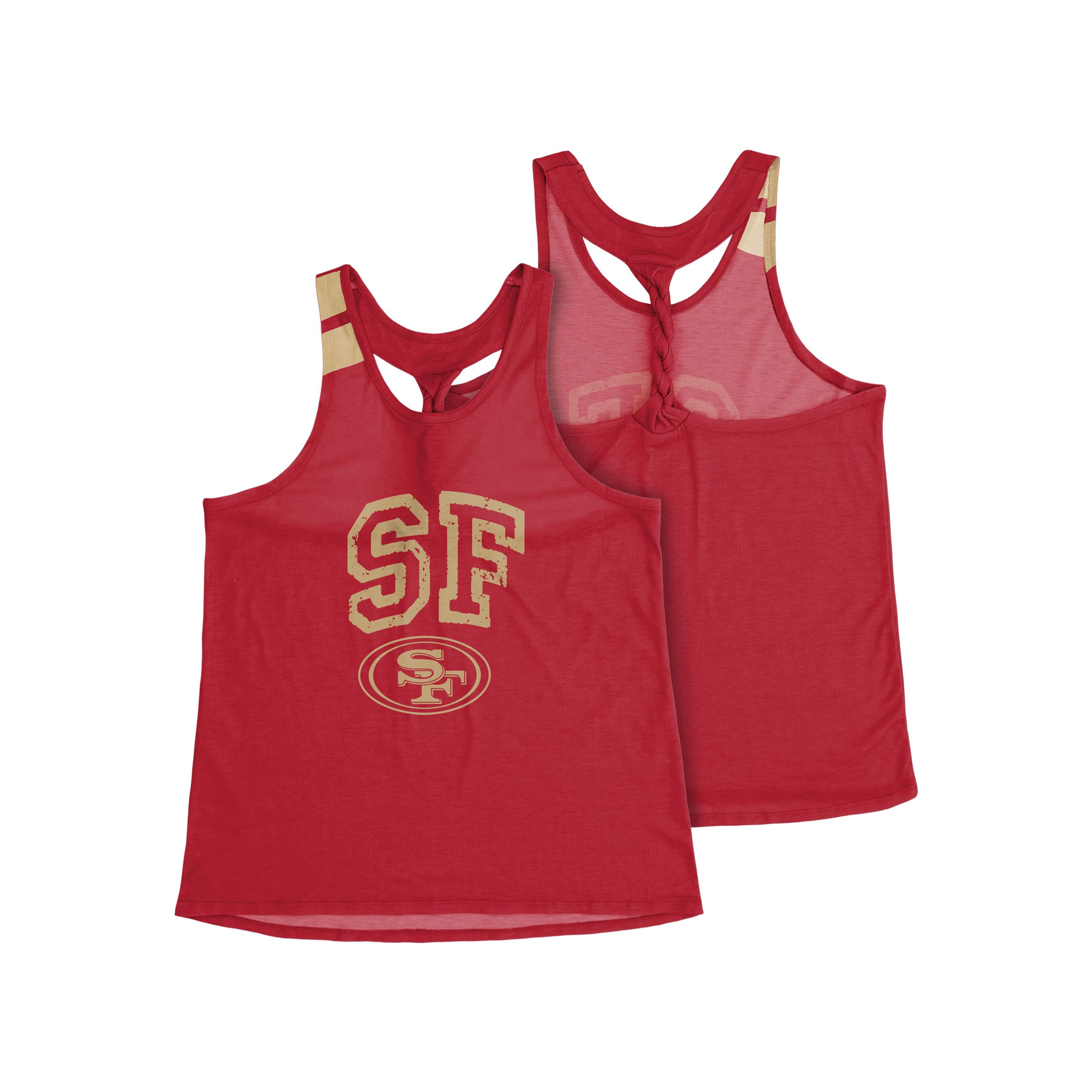 FOCO Womens NFL Team Twist Tank Top Shirt