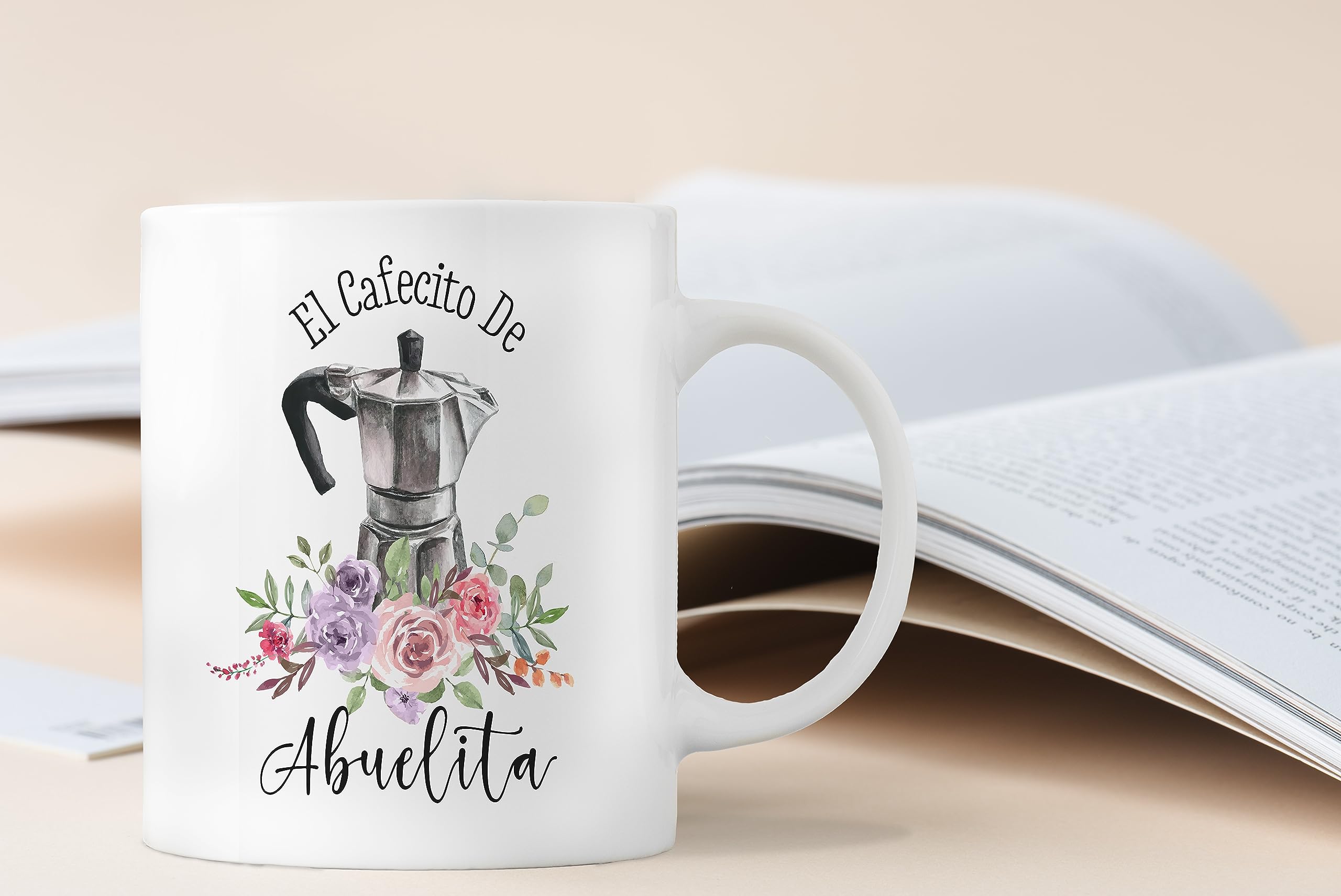 QASHWEY Abuelito Tasse à Café Pour Grand-père, Cadeau