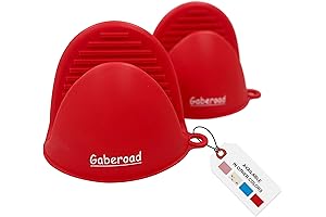 Thickened Mini Silicone Oven Mitts: Heat-Resistant, Flexible Protection for Your Fingers