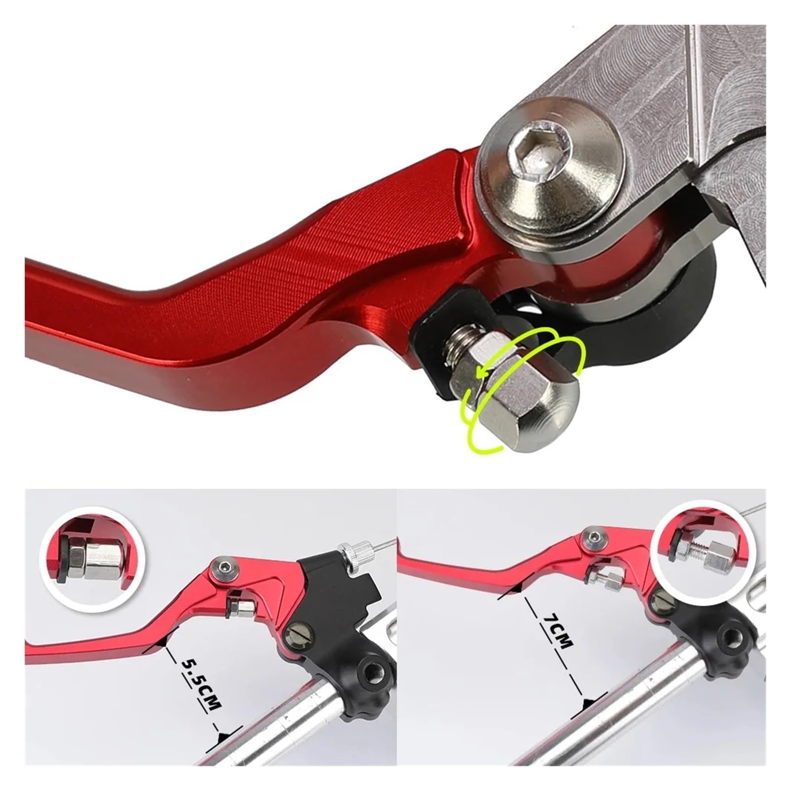 Freno Motocicleta Manija Manetas De Embrague Y Freno para Pivotantes para XR400 (1996 1997 1998 1999 2000 2001 2002 2003 2004)(A Pair Black)