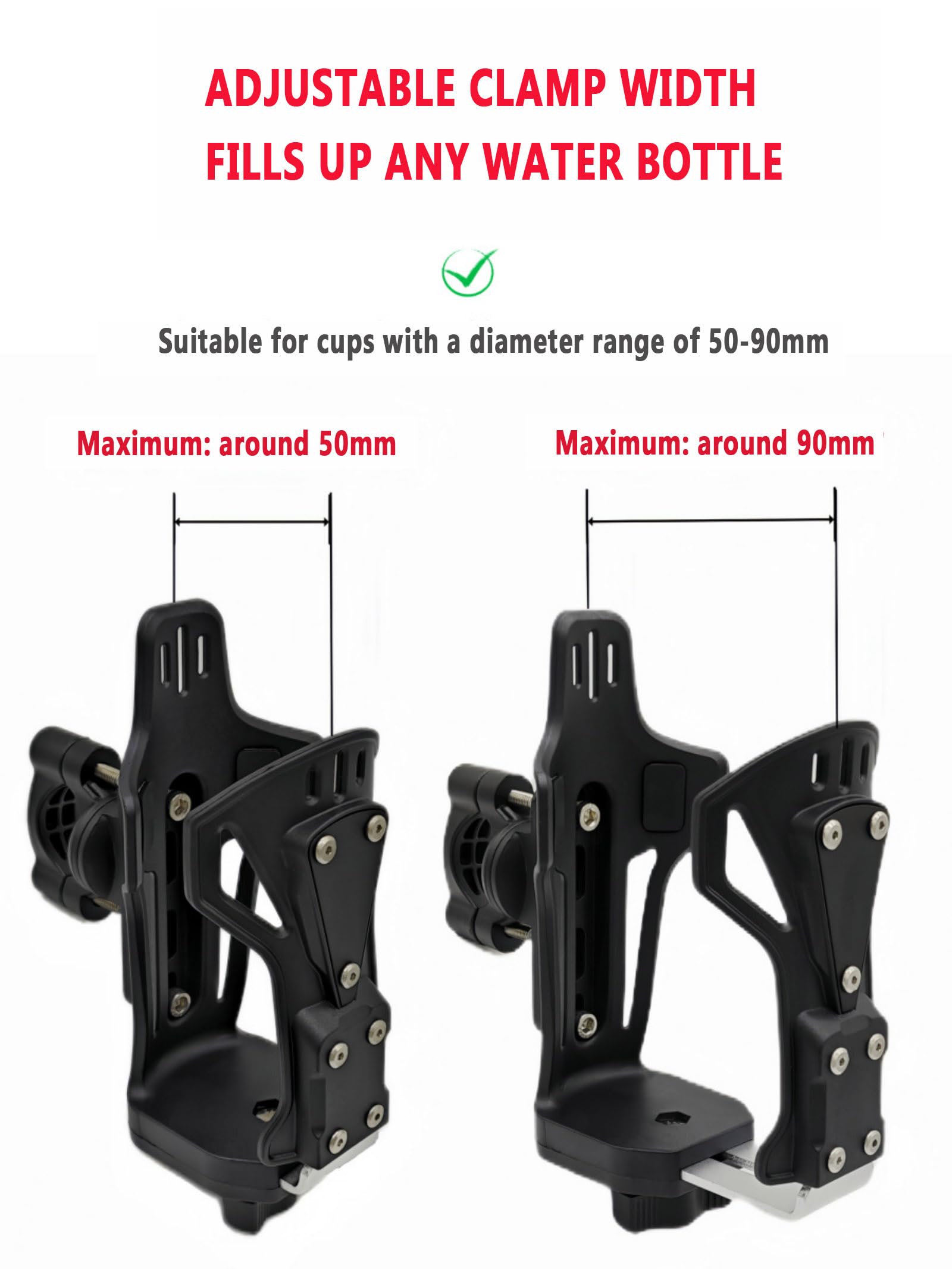 Soporte para Bebidas de Moto para Honda Rebel 500 300 CMX500 CMX300 CMX, Porta Vasos Ajustable, Soporte para Botellas de Agua Antideslizante para Motoristas, Moto Accesorios