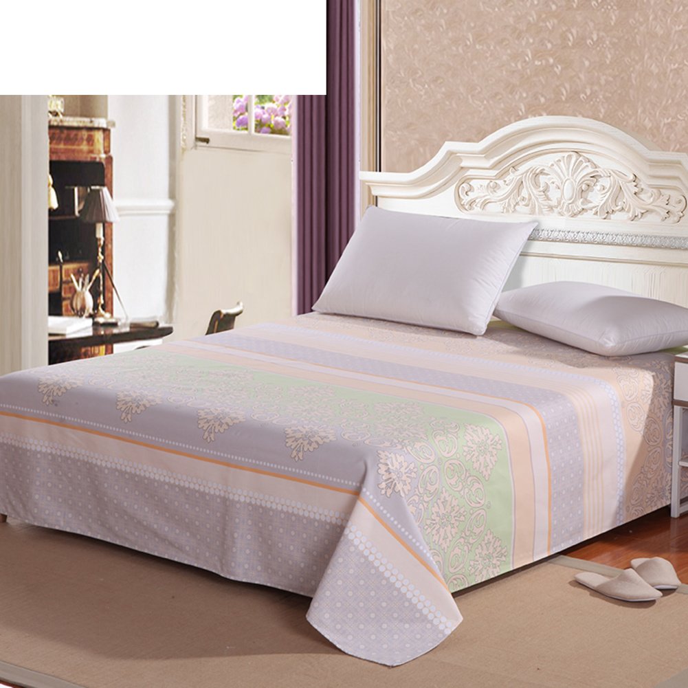 Feuille en gros coton rembourré 160x240cm contre le linge de lit trop fin
