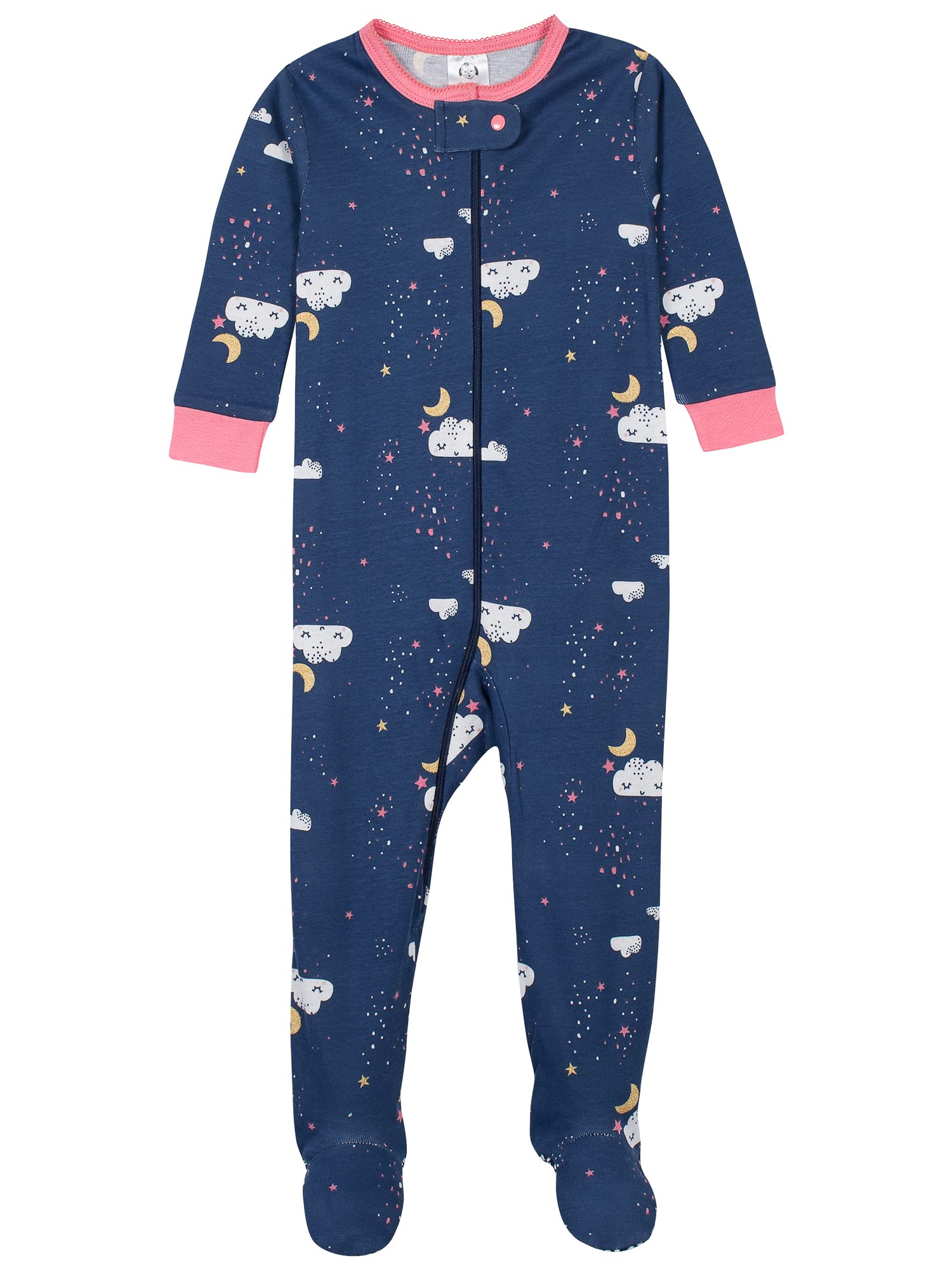 Gerber 4-Pack Footed Pajamas Pijamas para bebés y niños pequeños Bebé-Niñas (Pack de 4)