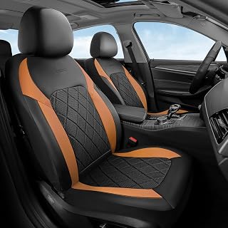 Coverado Car Seat Covers, Front Seat Covers, 2 Front Automotive Seat Cover, Mesh Breathable Seat Protectors, Universal Fit for Most Cars