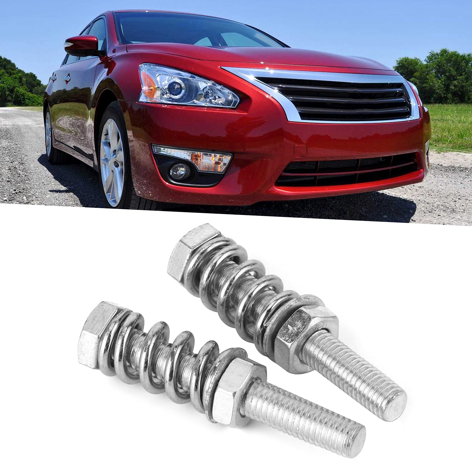 Boulons D'échappement et Ressort M10x1.5 Kit D'écrous de Goujon avec Remplacement Réparation Matériel Joint pour Altima/Sentra Other Accessories-Vis D'Échappement M8