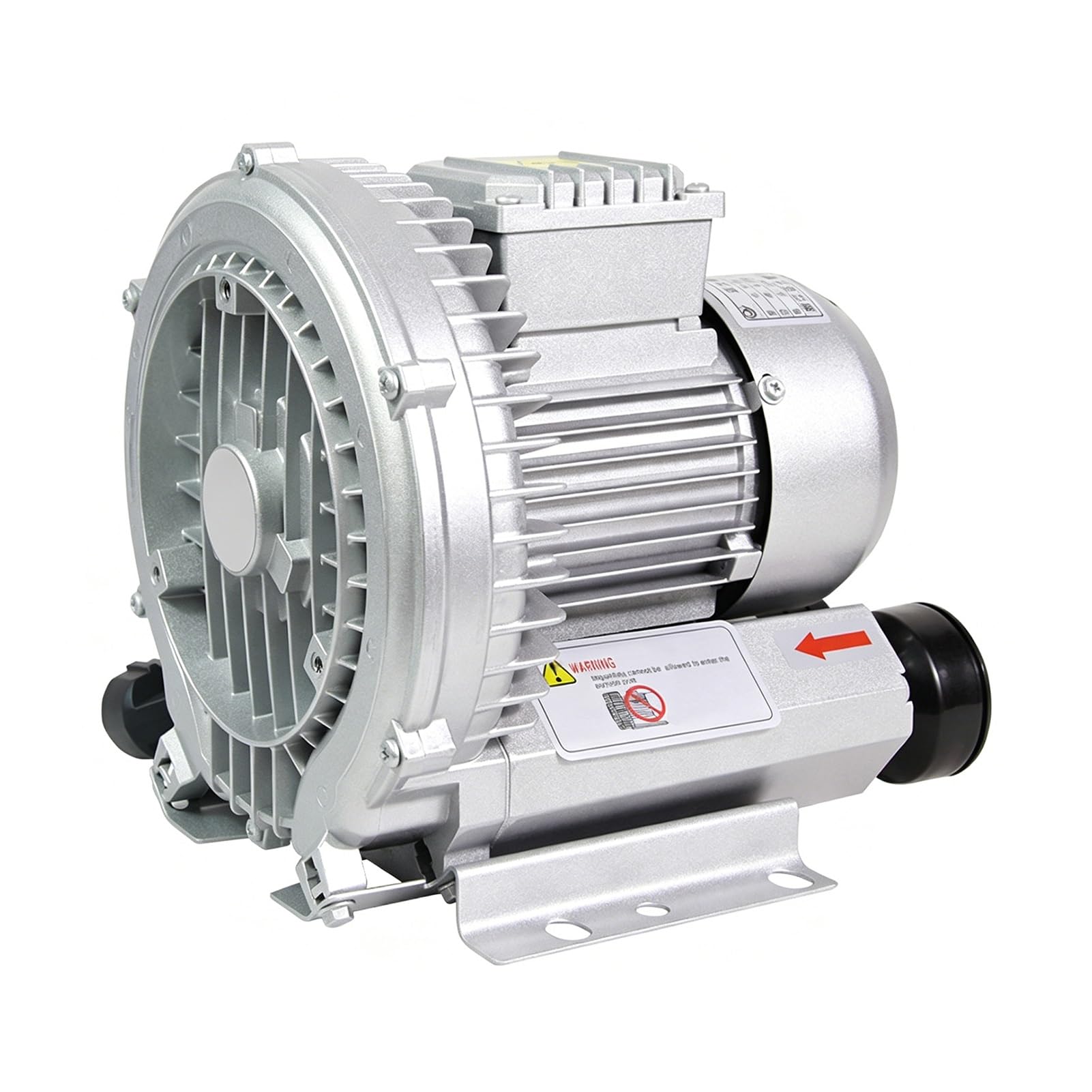 Soplador de Canal Lateral 370W 0.5HP Bomba de Aire Vortex para Oxigenacion de Estanque Acuicultura Tratamiento de Aguas Soplador Industrial para Ventilacion Aspirador