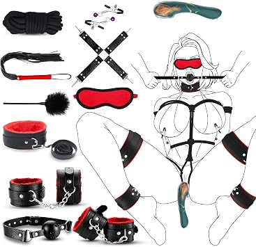 Intimacy Items for Bedroom Play,11pcs Sexy Tools Accessories Adult Tool for Couples Sx Tip up Set for Men and Women H70714