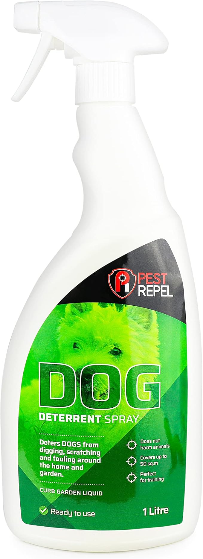 Dog Deterrent Spray 1L Dog Repellent Spray Deters Animals from Digging & Damaging Your Home