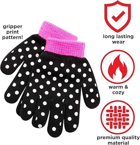 Miniatura 3 de Disney - Set de invierno para niñas gorro con orejeras, guantes o manoplas Elsa, Anna, Princesa (Edad 2-7)