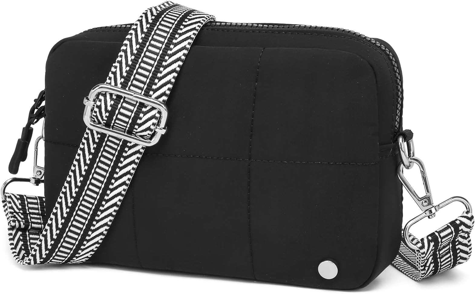 JEEHAN Quilted Crossbody Bags for women Designer Shoulder Handbags Small Purse