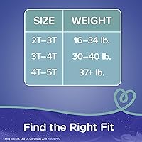 Vista 10 de Pampers Easy Ups - Pantalones de entrenamiento para niños y niñas, 5T-6T (talla 7), suministro de 2 meses (2 x 84 unidades) con toallitas sensibles