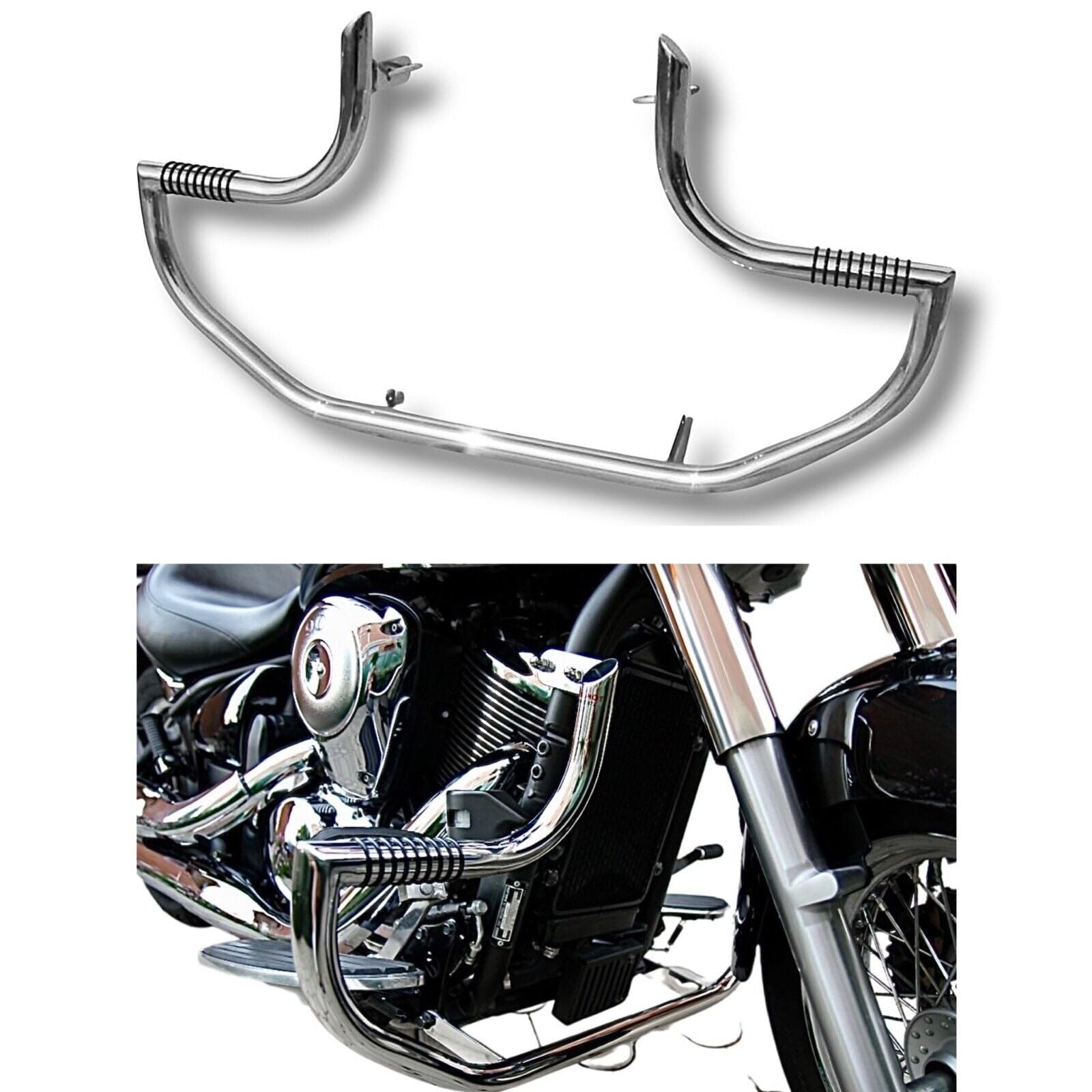 BM UK | VN800 | Motorcycle Stainless steel Highway Engine Crash