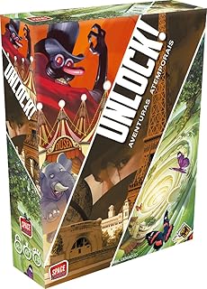 Galápagos, Unlock!: Aventuras Atemporais, Jogo de Tabuleiro para Amigos, 1-5 jogadores, 30-60 minutos por partida