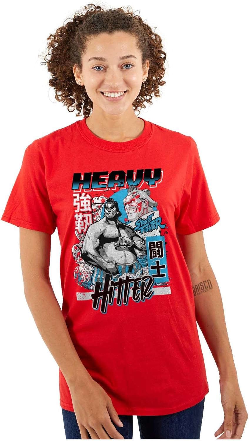 Street Fighter E Honda Heavy Hitter Graphic T Shirt Men or Women