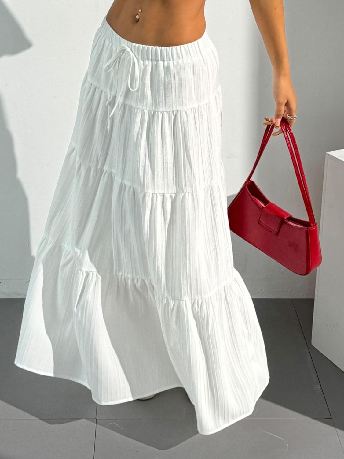 Boho Effortlessly Chic: Boho Flair Maxi Skirt for Stylish Summer Outings Effortlessly Chic: Boho Flair Maxi Skirt for Stylish Summer Outings