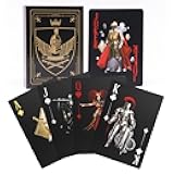 ACELION Waterproof Clear Playing Cards, Plastic Playing Cards, Deck of Cards, Gift Poker Cards (Knight)