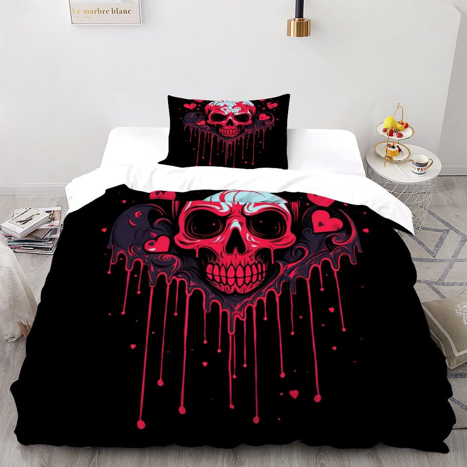 Parure de lit microfibre douce Animaux Sauvages 135x200 housse couette infroissable