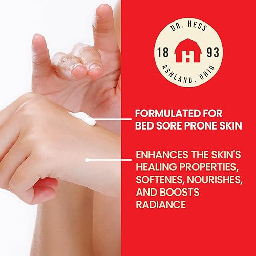 Miniatura 5 de Dr. Hess Hidratante para la piel para piel seca y propensa al dolor de cama, totalmente natural con lanolina, aceite de oliva, aceite de jojoba y
