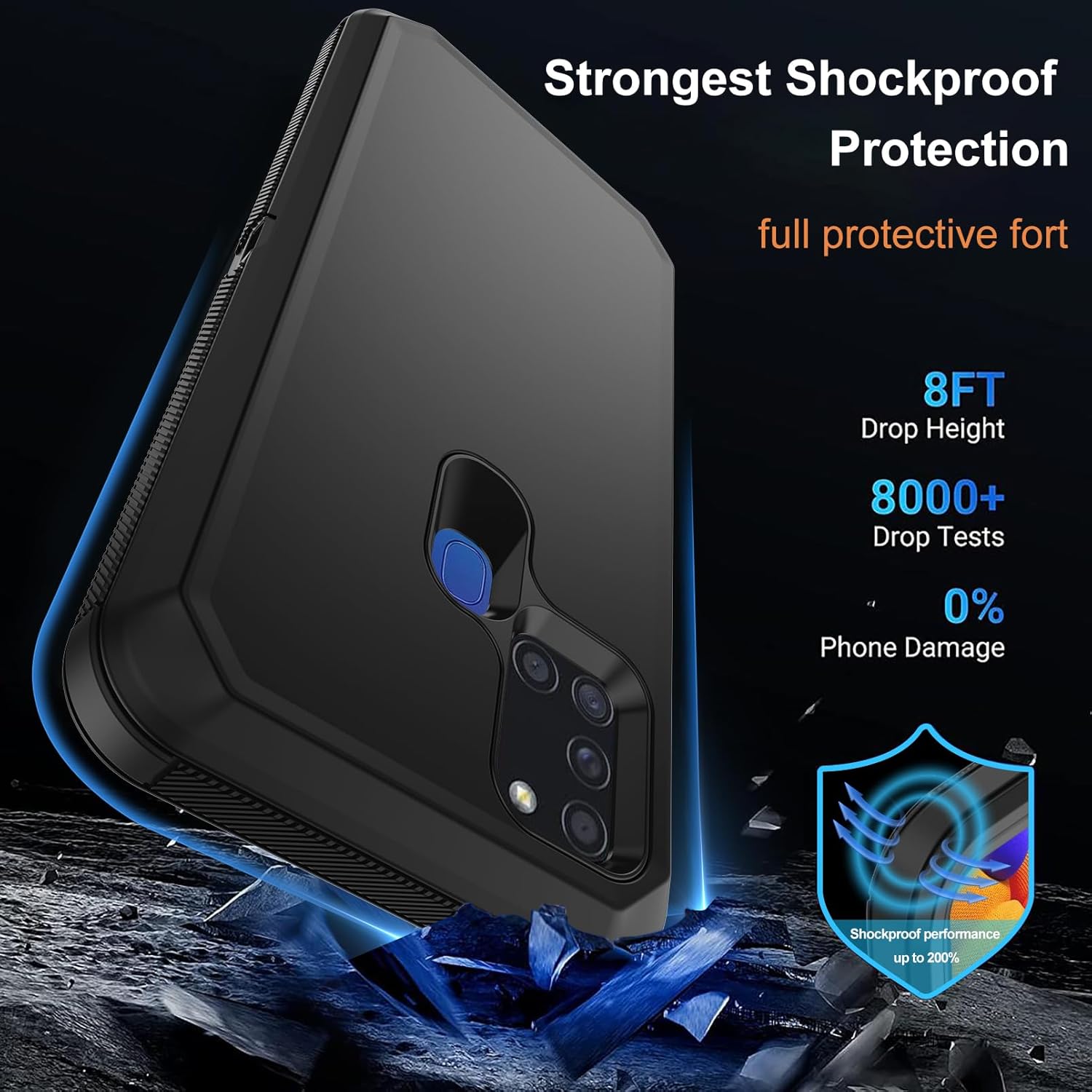 Ethiopia Ubuy Samsung A21s Cover Black Annymall Galaxy A21s Case