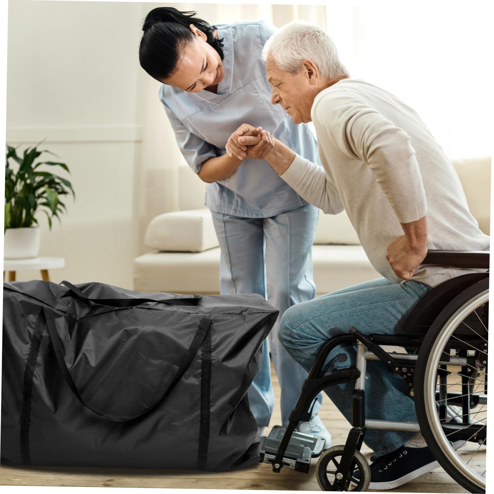 Healeved Bolsa Para Andador Plegable Resistente Desgaste Bolsa Para Ligera Vacía Plegable Bolsa De Transporte Para Accesorio Para