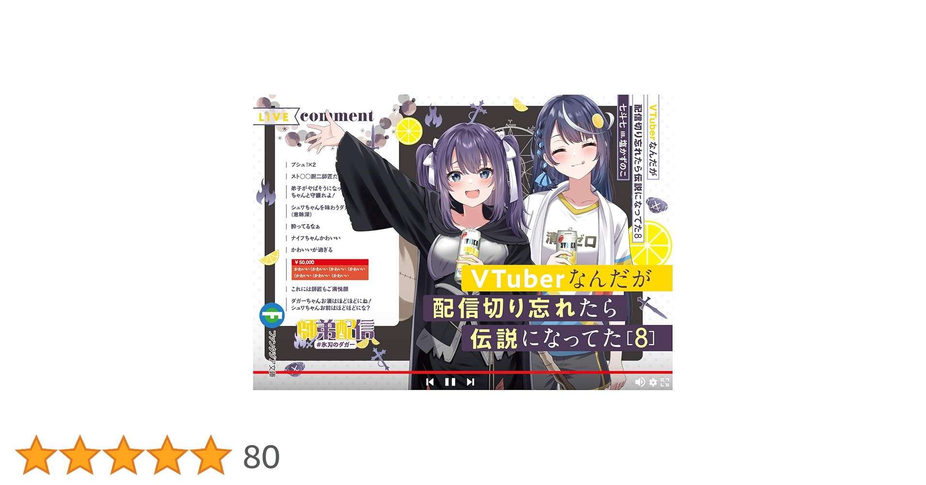 VTuberなんだが配信切り忘れたら伝説になって　サイン本た Amazon.co.jp: VTuberなんだが配信切り忘れたら伝説になってた8