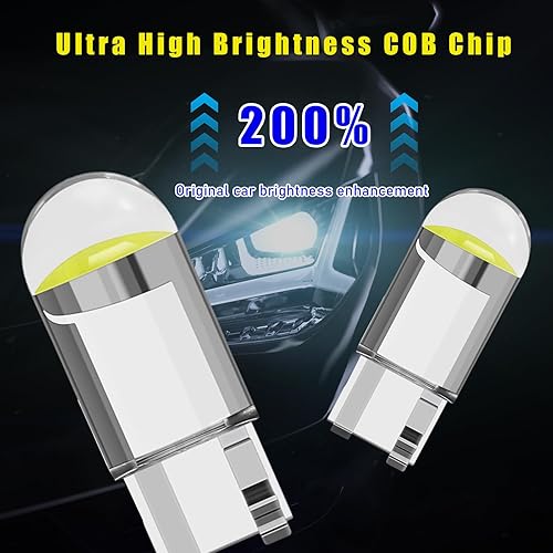 Miniatura 9 de 30 bombillas LED de 6000 K para automóvil, 12 V, ultra brillantes, sin errores, bombillas interiores para cúpula de automóvil, matrícula, mapa,