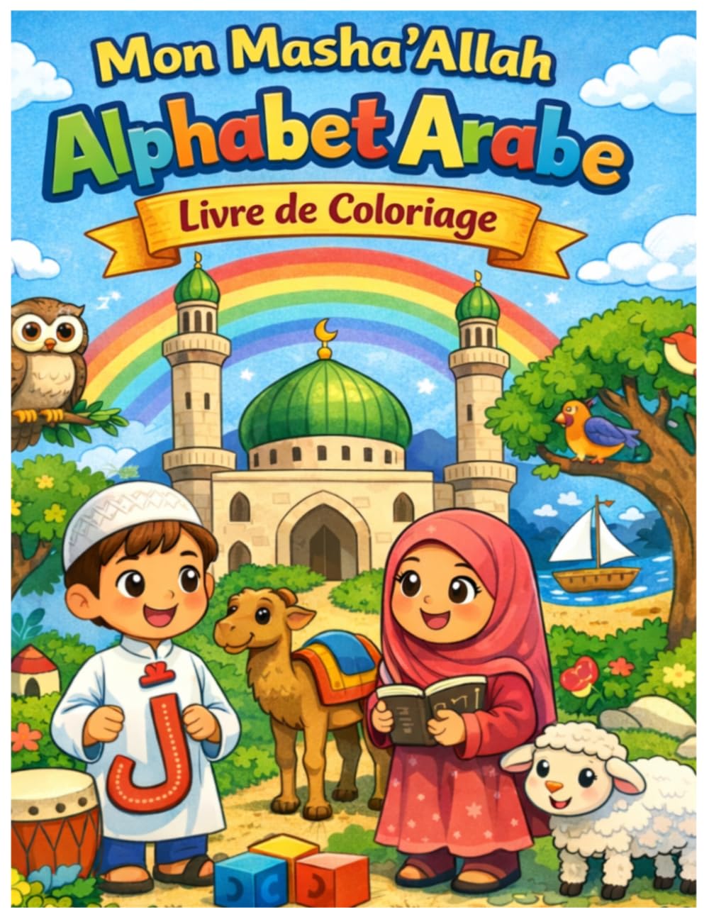 Mon Masha'Allah Alphabet Arabe Livre de Coloriage