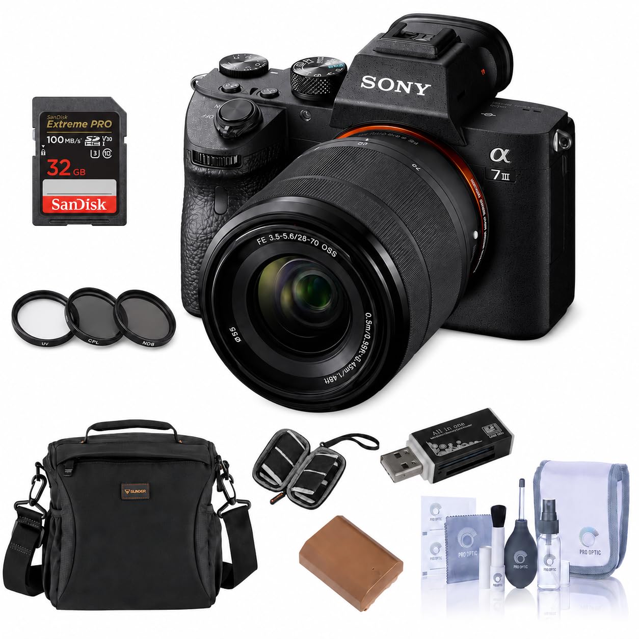 Amazon.com : Sony Alpha a7 III Mirrorless Camera with FE 28-70mm